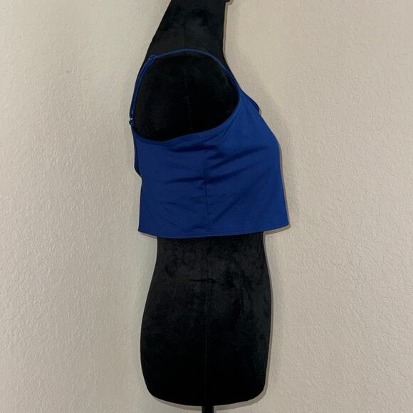 PINK Victoria's Secret Deep Blue Active Sports Bra Tank Top Women's Size XL - Picture 2 of 7